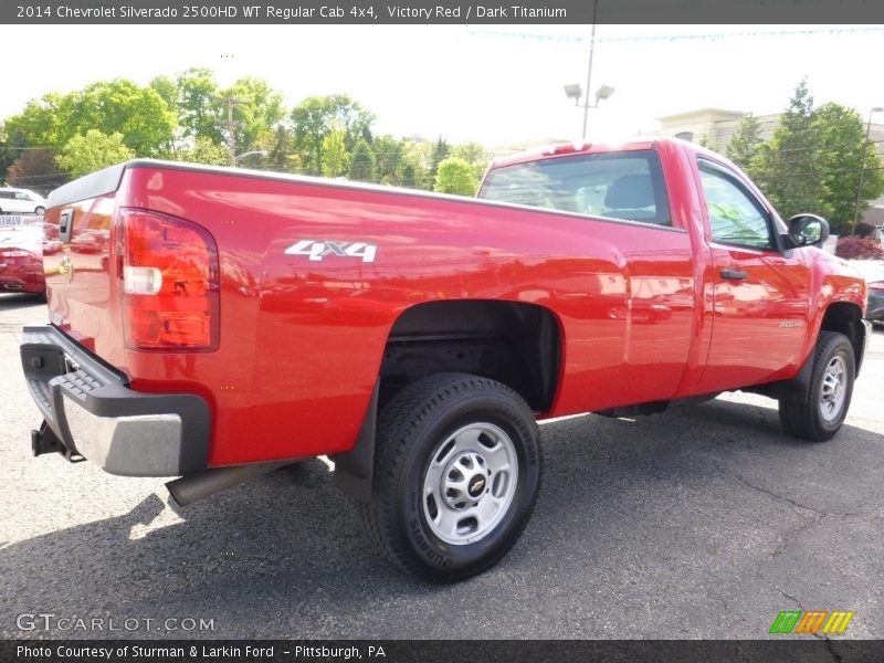 Victory Red / Dark Titanium 2014 Chevrolet Silverado 2500HD WT Regular Cab 4x4