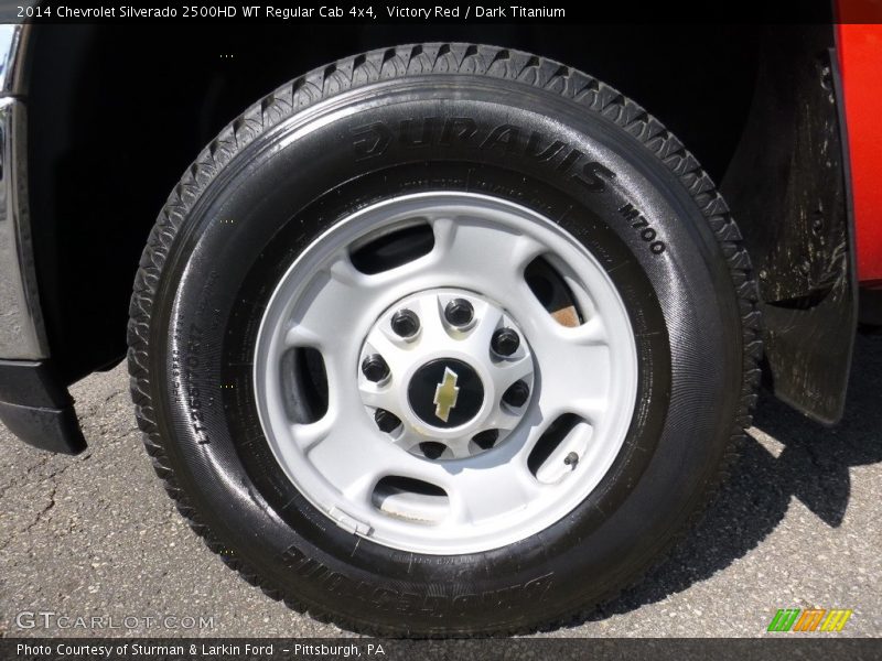 Victory Red / Dark Titanium 2014 Chevrolet Silverado 2500HD WT Regular Cab 4x4
