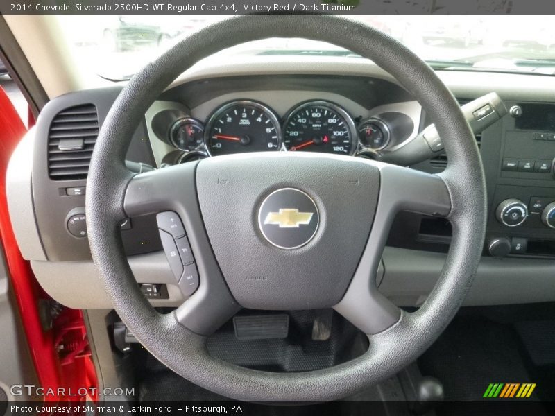 Victory Red / Dark Titanium 2014 Chevrolet Silverado 2500HD WT Regular Cab 4x4