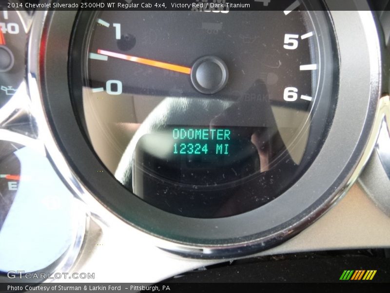 Victory Red / Dark Titanium 2014 Chevrolet Silverado 2500HD WT Regular Cab 4x4