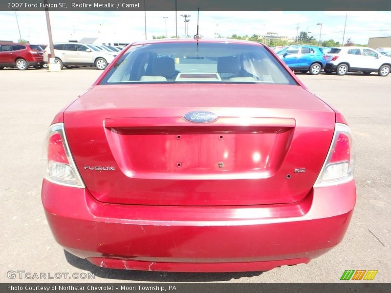 Redfire Metallic / Camel 2007 Ford Fusion SE