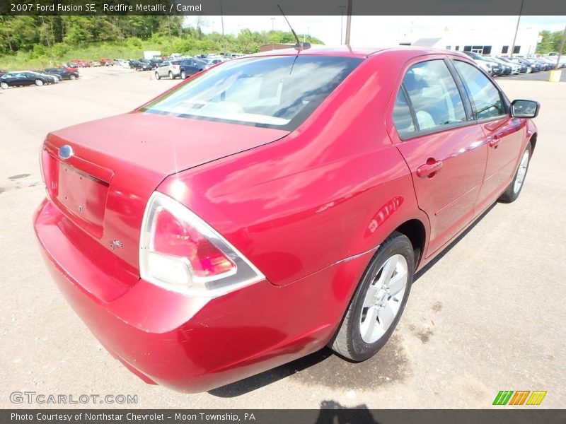 Redfire Metallic / Camel 2007 Ford Fusion SE
