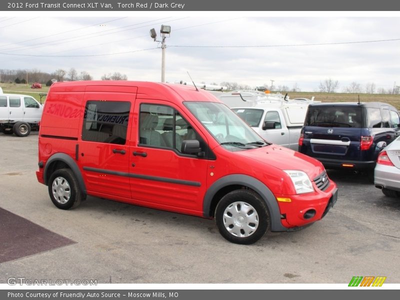 Torch Red / Dark Grey 2012 Ford Transit Connect XLT Van