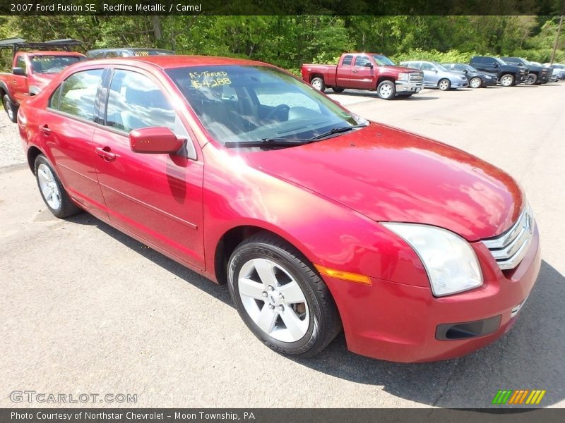 Redfire Metallic / Camel 2007 Ford Fusion SE