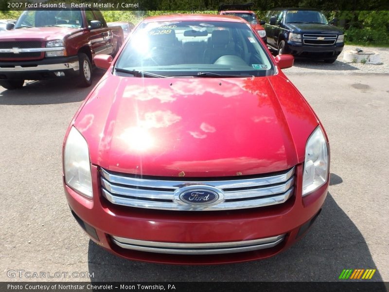 Redfire Metallic / Camel 2007 Ford Fusion SE