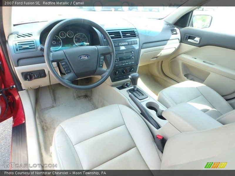 Redfire Metallic / Camel 2007 Ford Fusion SE