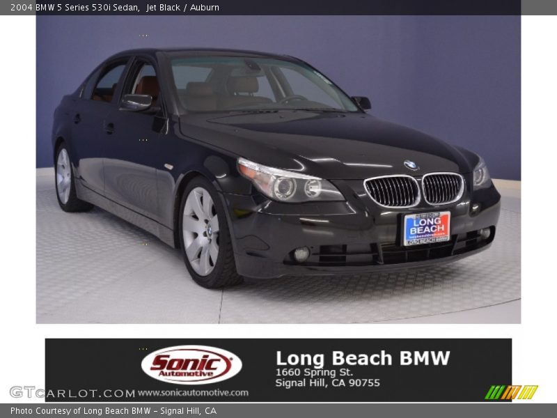 Jet Black / Auburn 2004 BMW 5 Series 530i Sedan