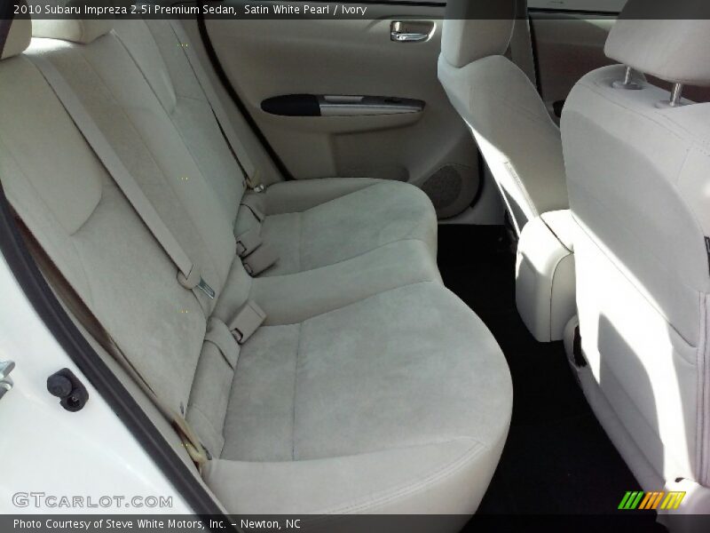 Satin White Pearl / Ivory 2010 Subaru Impreza 2.5i Premium Sedan