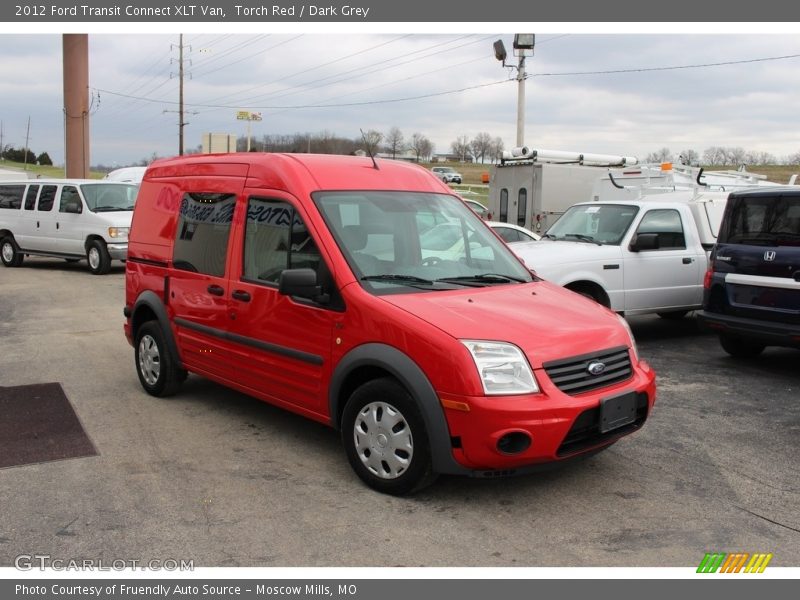 Torch Red / Dark Grey 2012 Ford Transit Connect XLT Van