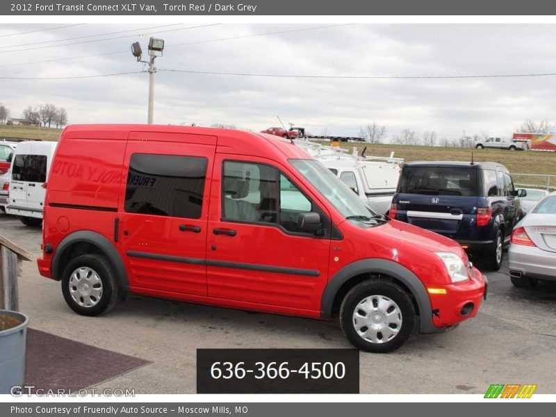 Torch Red / Dark Grey 2012 Ford Transit Connect XLT Van