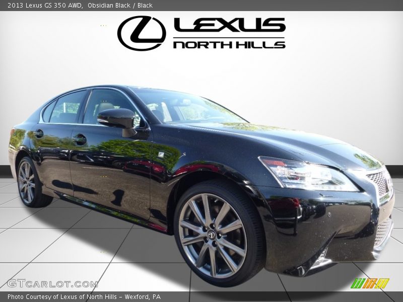 Obsidian Black / Black 2013 Lexus GS 350 AWD