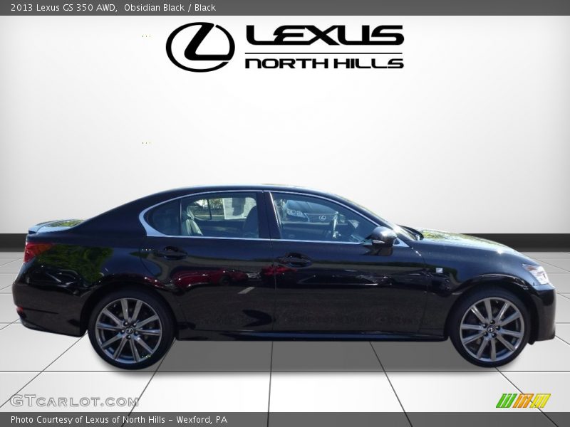 Obsidian Black / Black 2013 Lexus GS 350 AWD