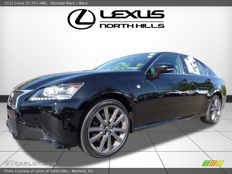 Obsidian Black / Black 2013 Lexus GS 350 AWD