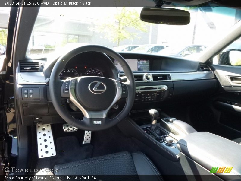 Obsidian Black / Black 2013 Lexus GS 350 AWD