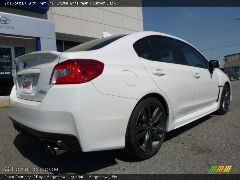 Crystal White Pearl / Carbon Black 2016 Subaru WRX Premium