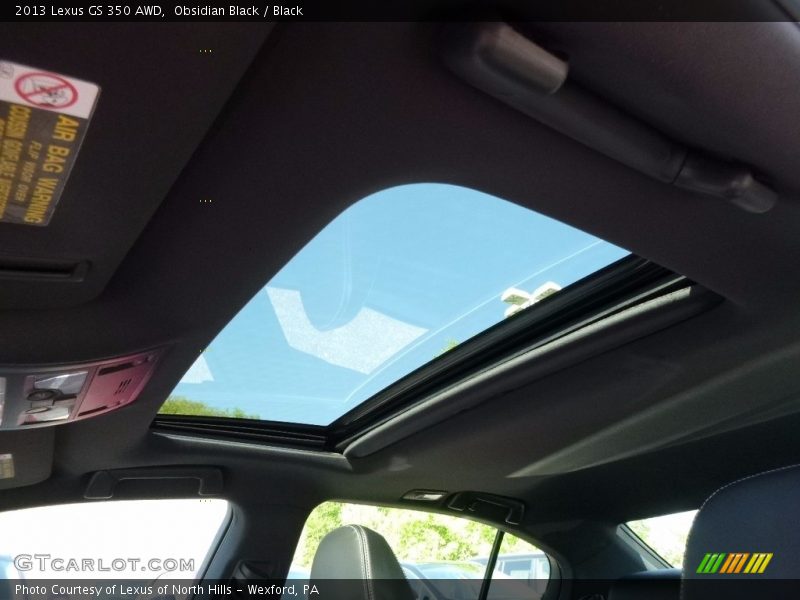 Obsidian Black / Black 2013 Lexus GS 350 AWD