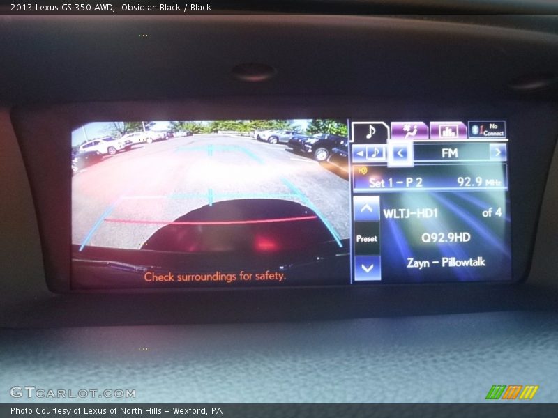 Obsidian Black / Black 2013 Lexus GS 350 AWD