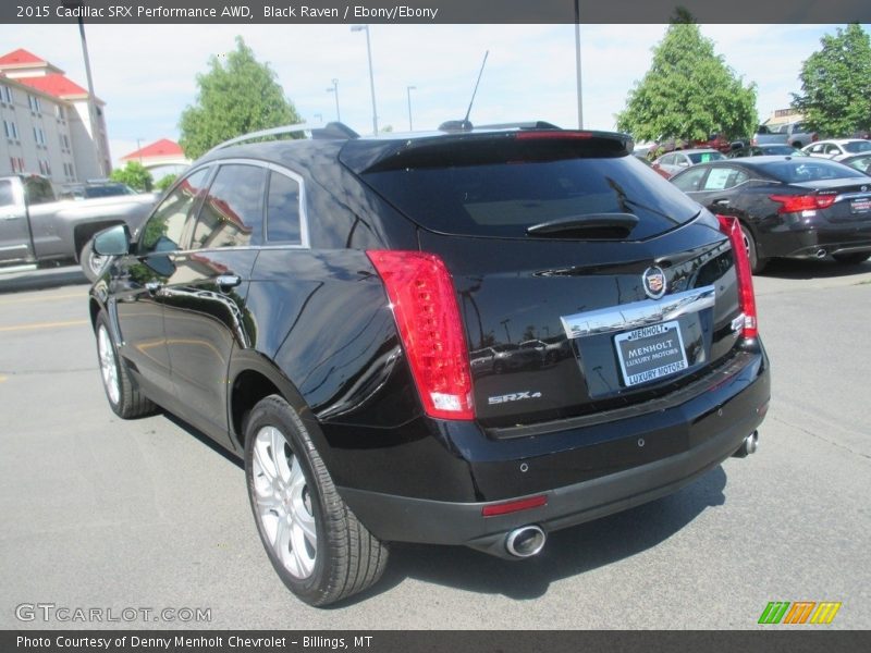 Black Raven / Ebony/Ebony 2015 Cadillac SRX Performance AWD