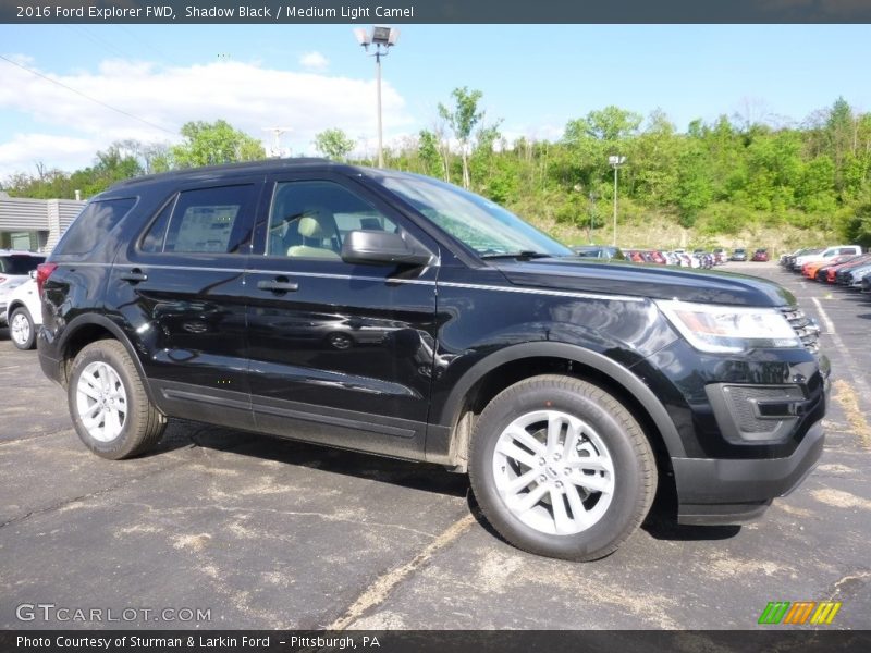 Shadow Black / Medium Light Camel 2016 Ford Explorer FWD