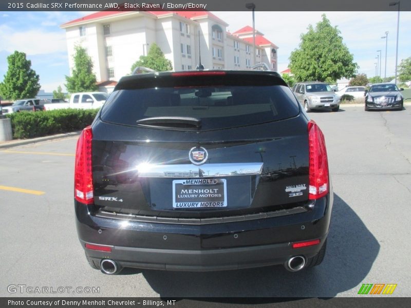 Black Raven / Ebony/Ebony 2015 Cadillac SRX Performance AWD