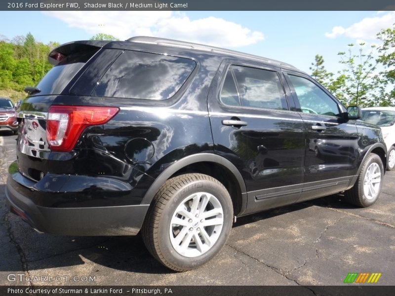 Shadow Black / Medium Light Camel 2016 Ford Explorer FWD