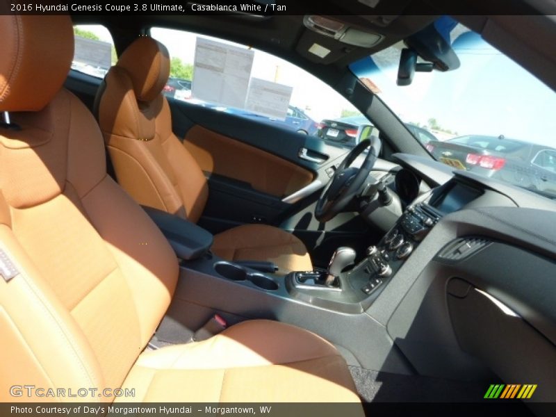 Front Seat of 2016 Genesis Coupe 3.8 Ultimate