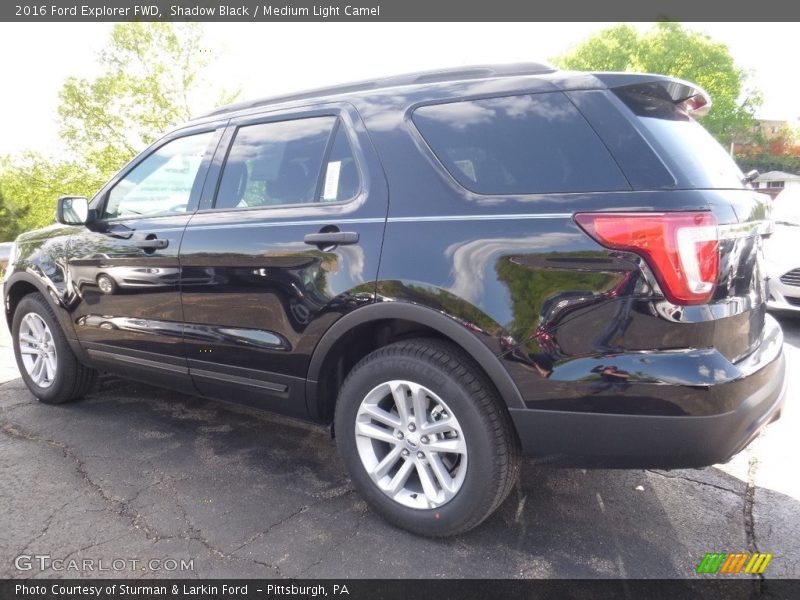 Shadow Black / Medium Light Camel 2016 Ford Explorer FWD