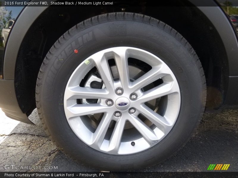 Shadow Black / Medium Light Camel 2016 Ford Explorer FWD