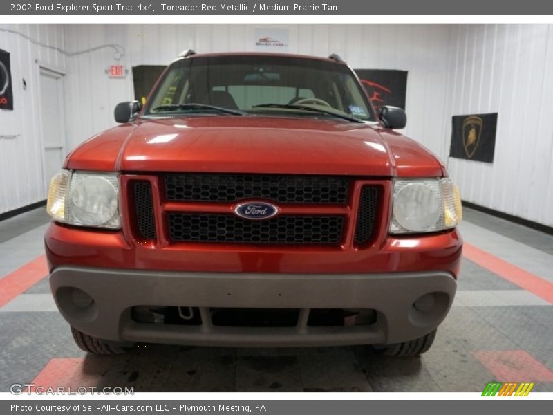 Toreador Red Metallic / Medium Prairie Tan 2002 Ford Explorer Sport Trac 4x4