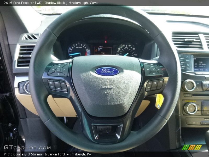 Shadow Black / Medium Light Camel 2016 Ford Explorer FWD