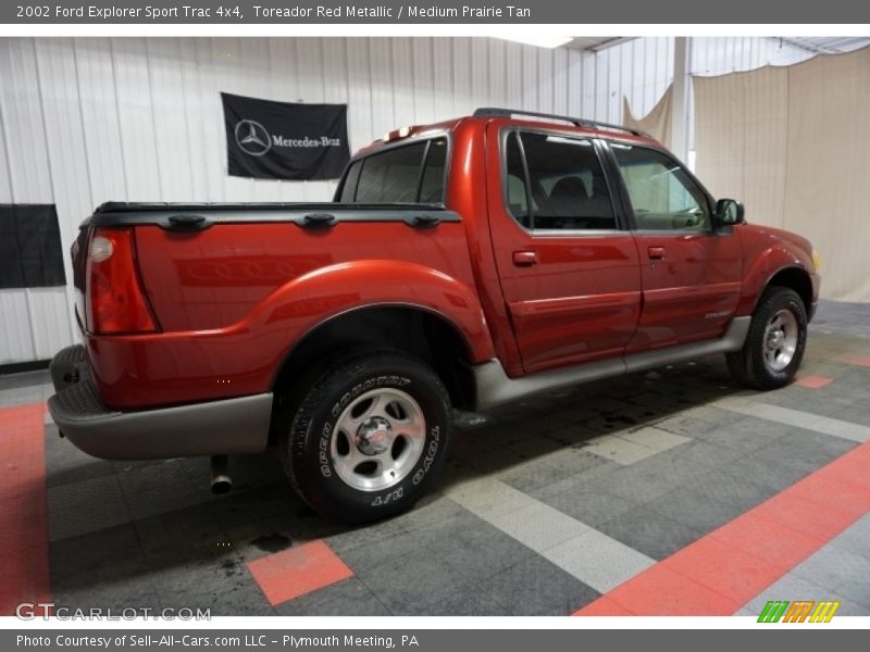 Toreador Red Metallic / Medium Prairie Tan 2002 Ford Explorer Sport Trac 4x4