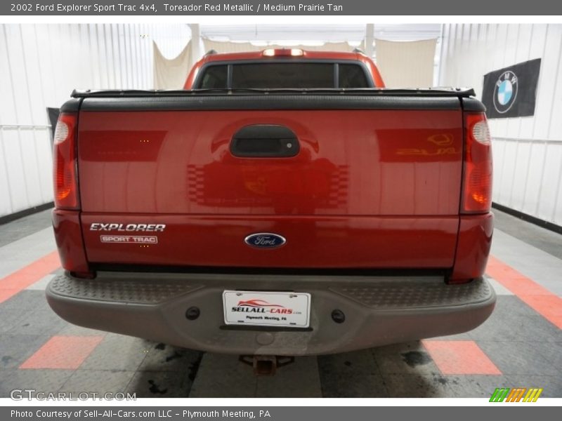 Toreador Red Metallic / Medium Prairie Tan 2002 Ford Explorer Sport Trac 4x4