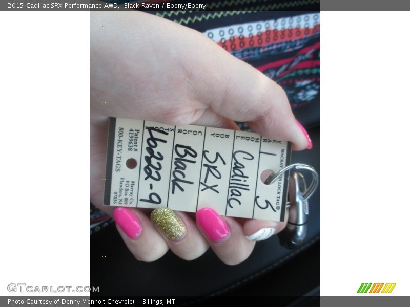 Black Raven / Ebony/Ebony 2015 Cadillac SRX Performance AWD