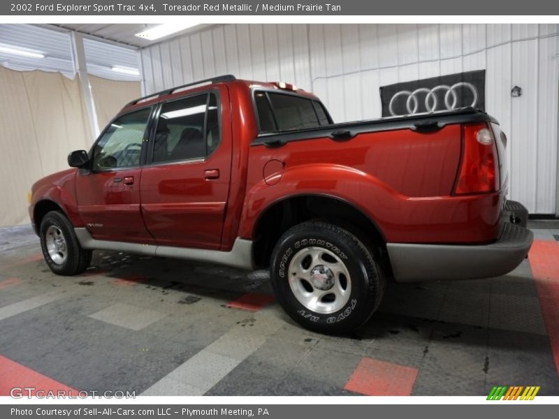 Toreador Red Metallic / Medium Prairie Tan 2002 Ford Explorer Sport Trac 4x4