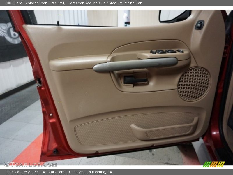 Toreador Red Metallic / Medium Prairie Tan 2002 Ford Explorer Sport Trac 4x4