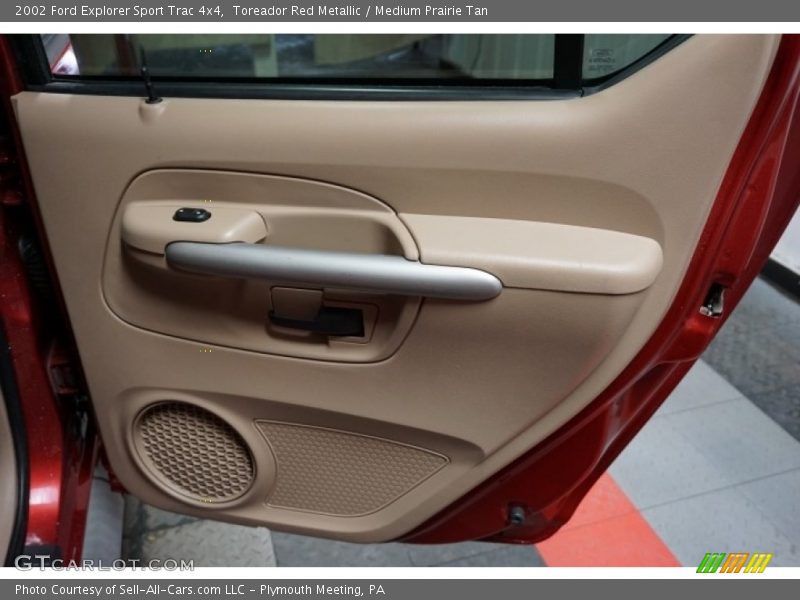Toreador Red Metallic / Medium Prairie Tan 2002 Ford Explorer Sport Trac 4x4