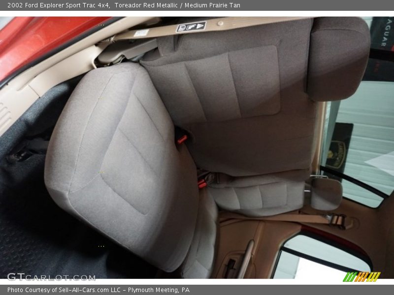 Toreador Red Metallic / Medium Prairie Tan 2002 Ford Explorer Sport Trac 4x4