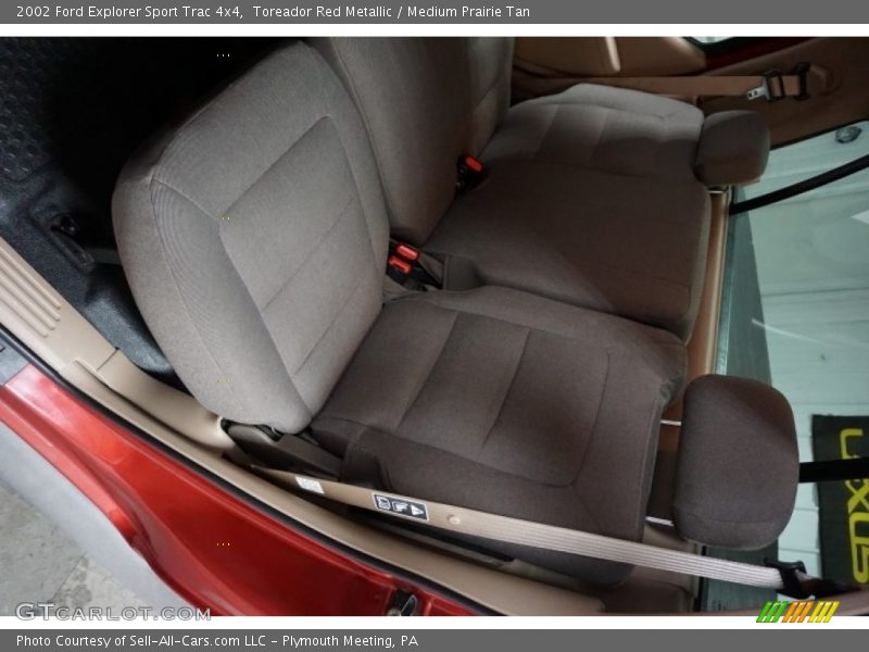 Toreador Red Metallic / Medium Prairie Tan 2002 Ford Explorer Sport Trac 4x4