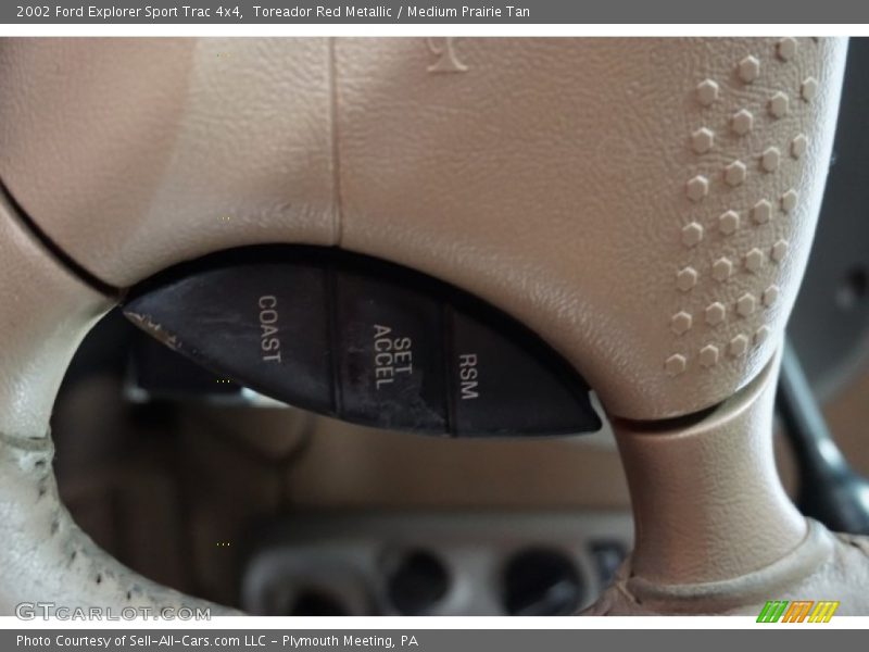 Toreador Red Metallic / Medium Prairie Tan 2002 Ford Explorer Sport Trac 4x4
