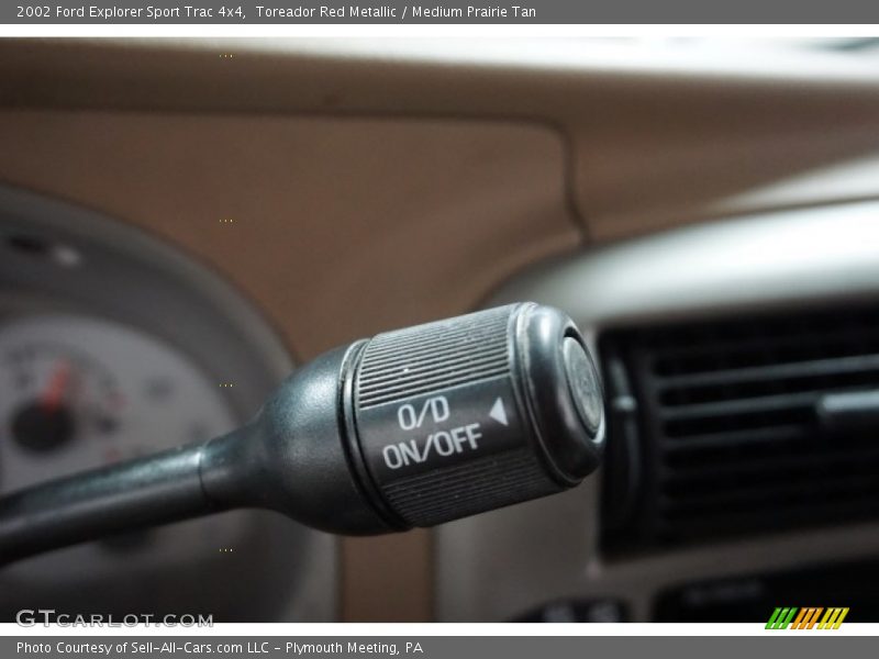 Toreador Red Metallic / Medium Prairie Tan 2002 Ford Explorer Sport Trac 4x4