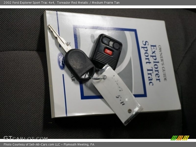 Toreador Red Metallic / Medium Prairie Tan 2002 Ford Explorer Sport Trac 4x4