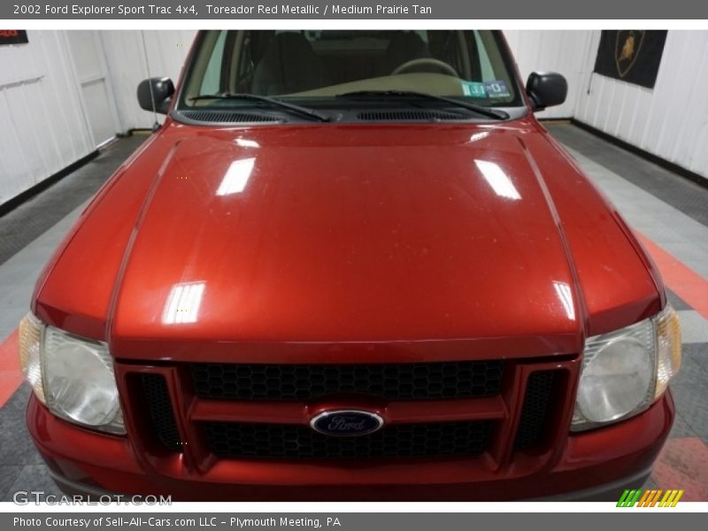 Toreador Red Metallic / Medium Prairie Tan 2002 Ford Explorer Sport Trac 4x4