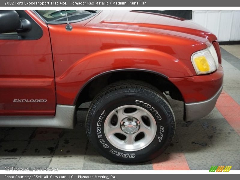 Toreador Red Metallic / Medium Prairie Tan 2002 Ford Explorer Sport Trac 4x4