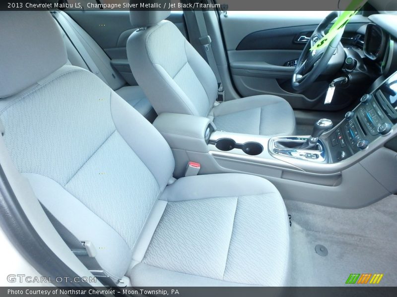 Champagne Silver Metallic / Jet Black/Titanium 2013 Chevrolet Malibu LS