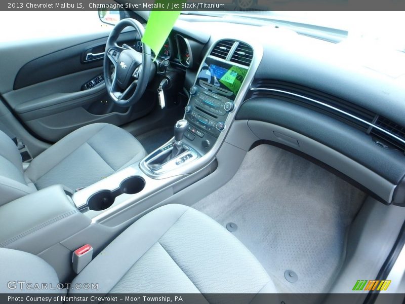 Champagne Silver Metallic / Jet Black/Titanium 2013 Chevrolet Malibu LS