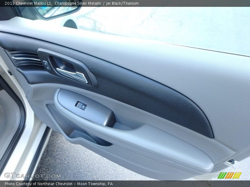 Champagne Silver Metallic / Jet Black/Titanium 2013 Chevrolet Malibu LS