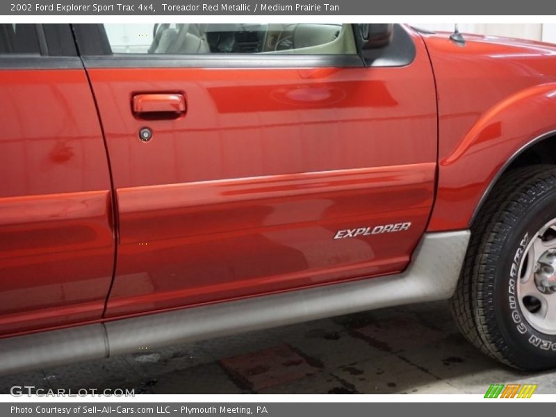 Toreador Red Metallic / Medium Prairie Tan 2002 Ford Explorer Sport Trac 4x4