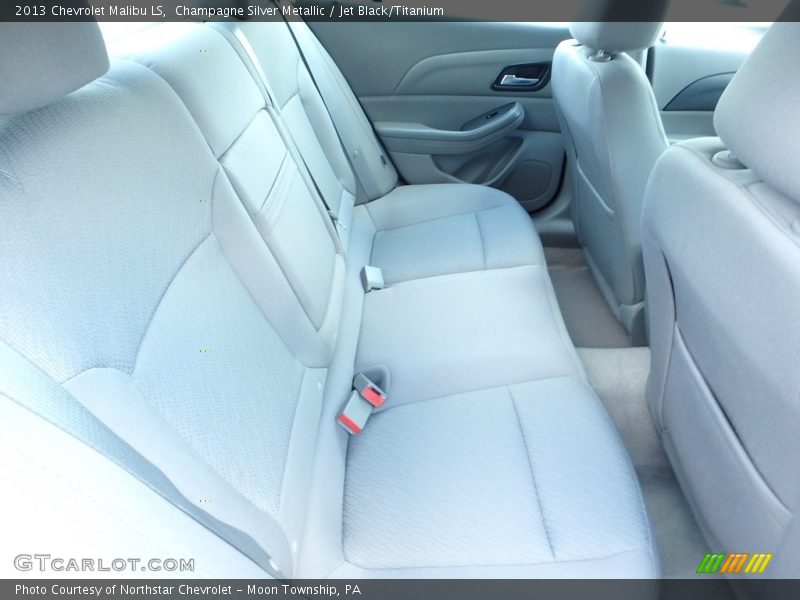 Champagne Silver Metallic / Jet Black/Titanium 2013 Chevrolet Malibu LS