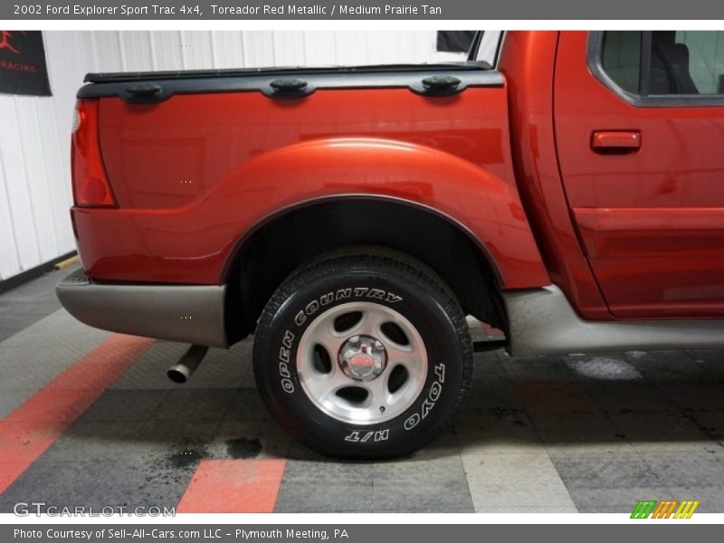 Toreador Red Metallic / Medium Prairie Tan 2002 Ford Explorer Sport Trac 4x4