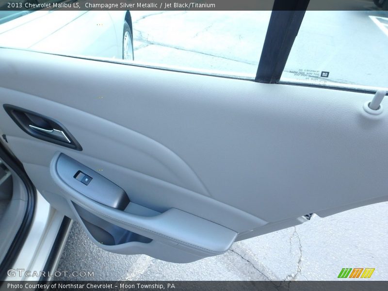 Champagne Silver Metallic / Jet Black/Titanium 2013 Chevrolet Malibu LS